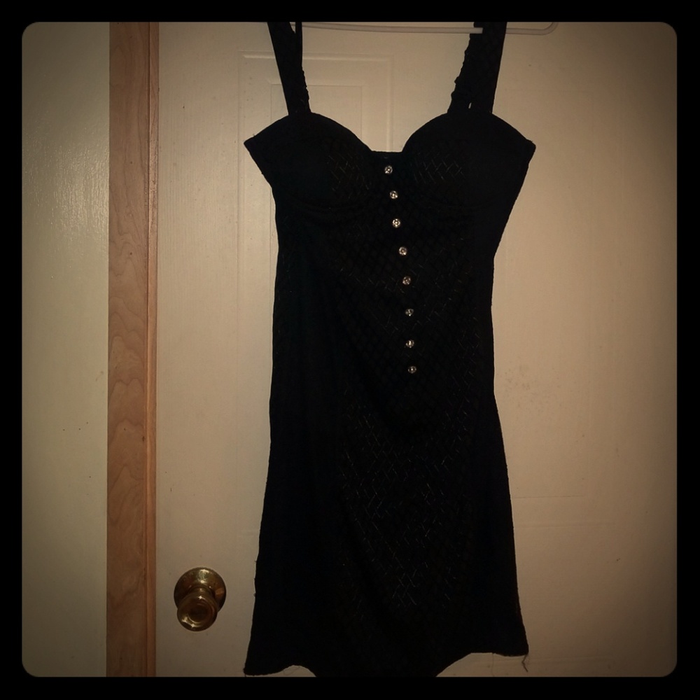 Body Central black mini dress size L
